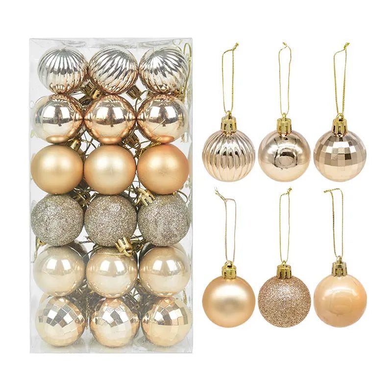 1 boîte de boules de Noël - Look - Home