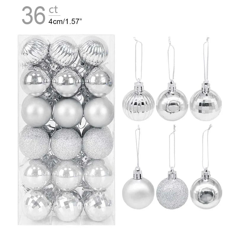 1 boîte de boules de Noël - Look - Home