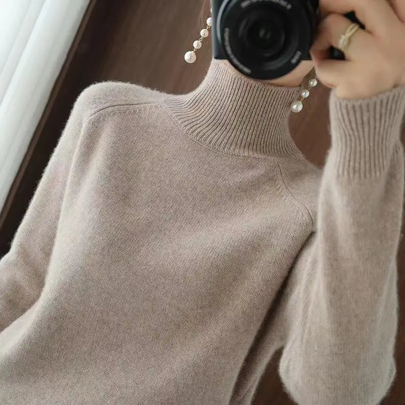 Pull à col roulé pour  femme