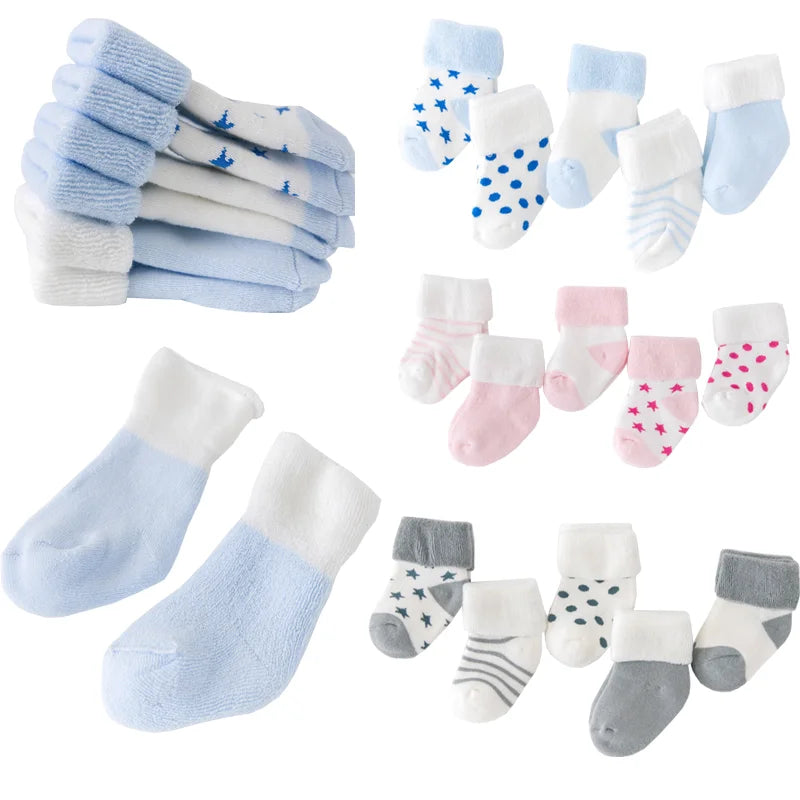 Lot de 5 paires de chaussettes pour bébé