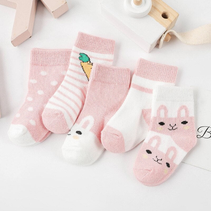 Lot de 5 paires de chaussettes pour bébé