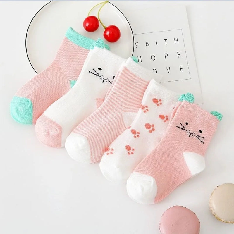 Lot de 5 paires de chaussettes pour bébé