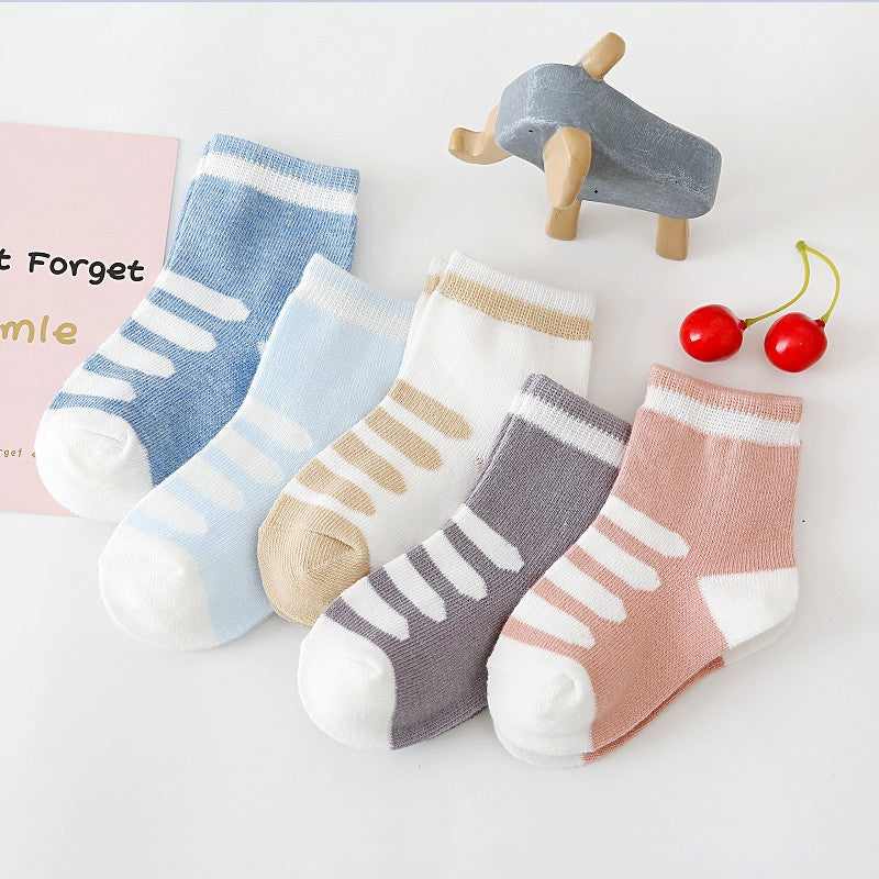 Lot de 5 paires de chaussettes pour bébé