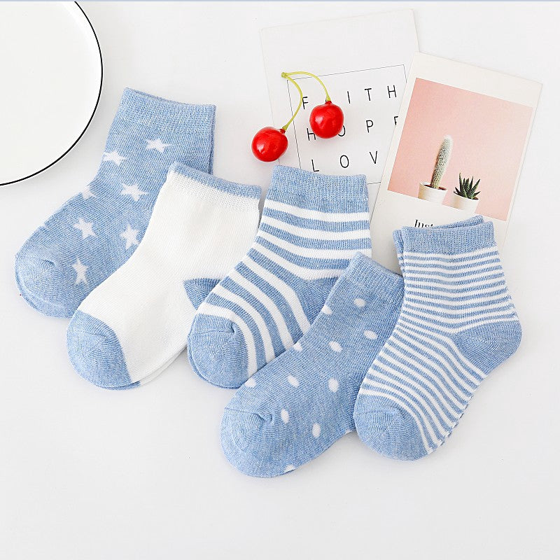 Lot de 5 paires de chaussettes pour bébé