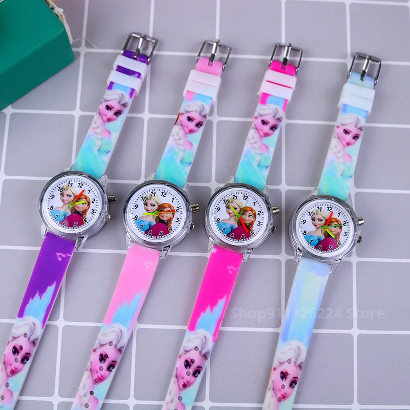 Montres pour enfants Disney/marvel, Princesse Elsa/spider-man