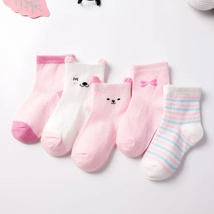 Lot de 5 paires de chaussettes pour bébé