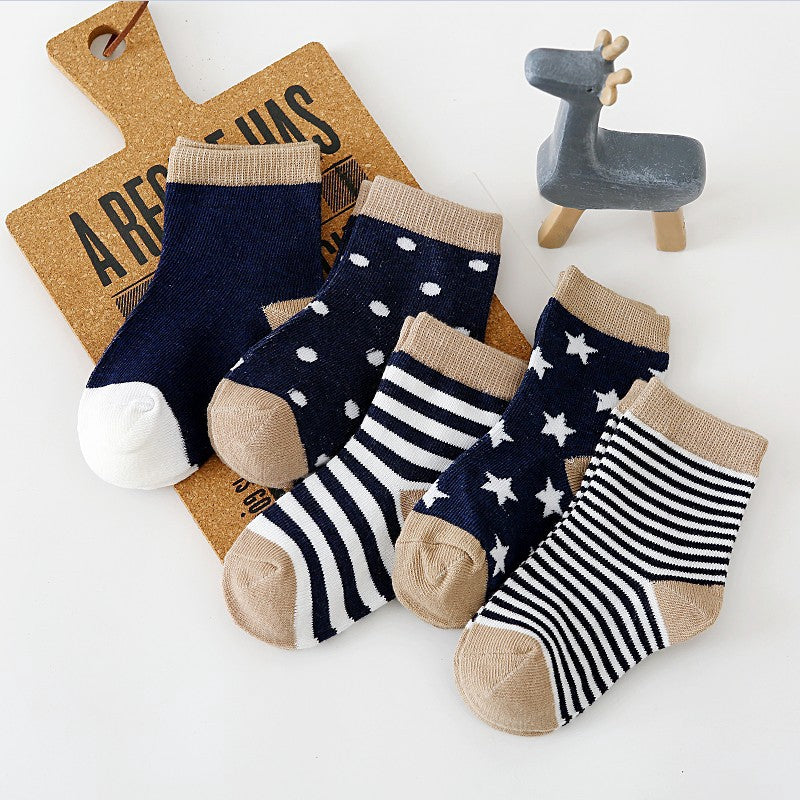 Lot de 5 paires de chaussettes pour bébé