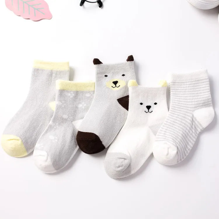 Lot de 5 paires de chaussettes pour bébé