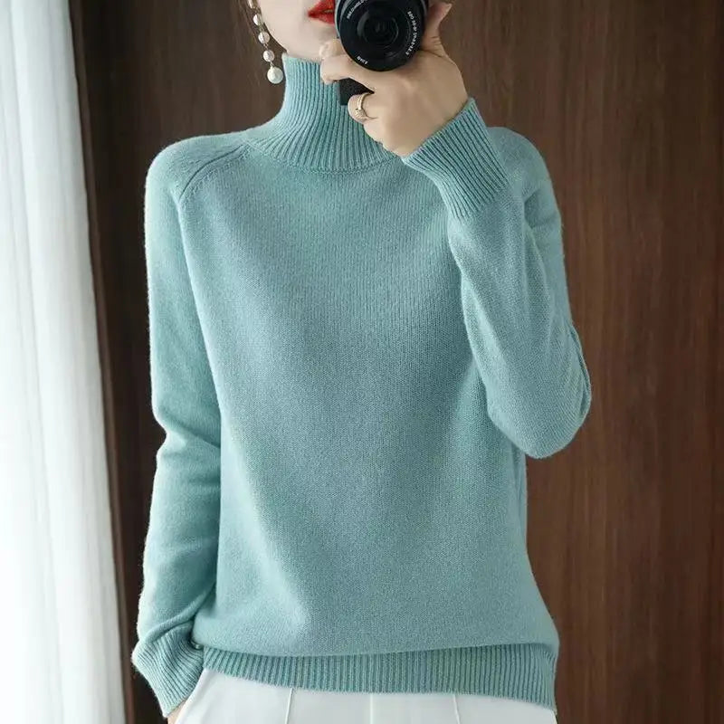 Pull à col roulé pour  femme