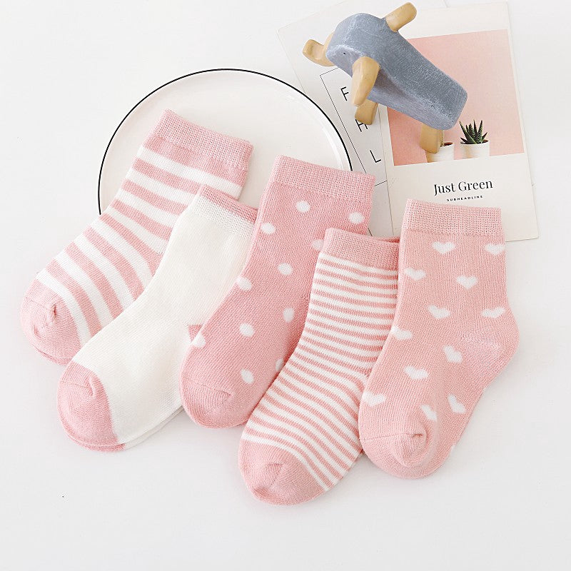 Lot de 5 paires de chaussettes pour bébé