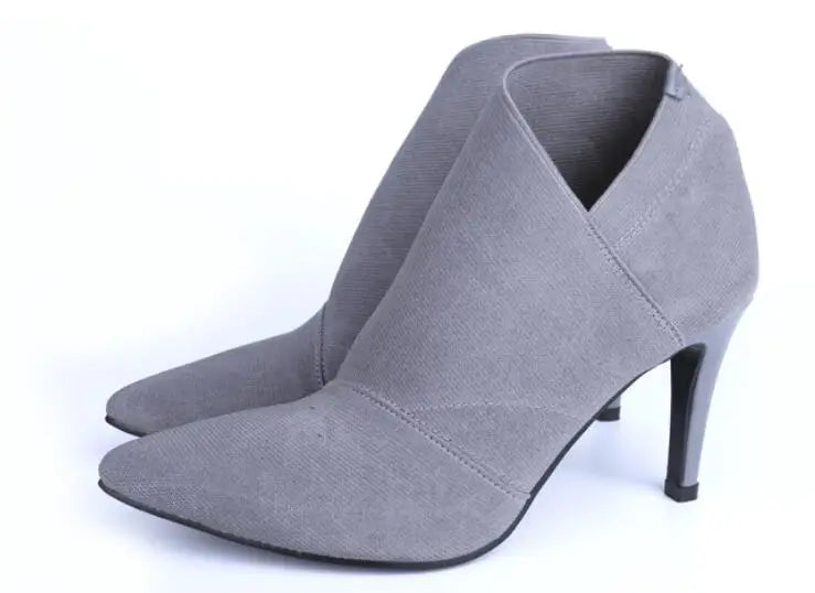 Bottines à talons hauts pour femmes