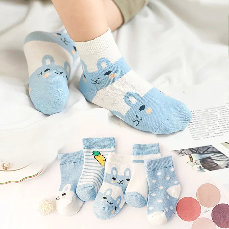 Lot de 5 paires de chaussettes pour bébé