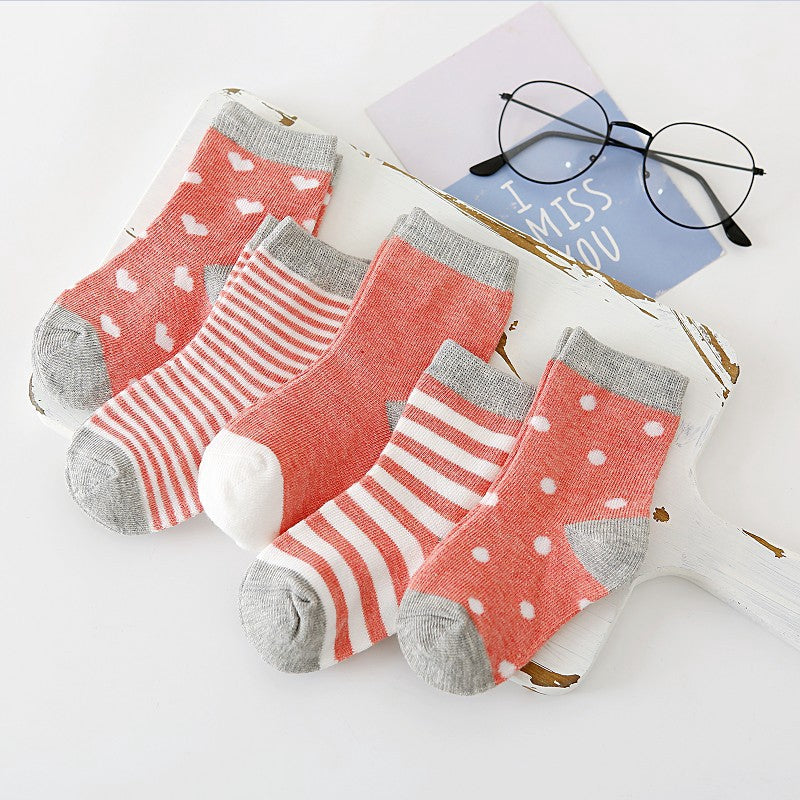 Lot de 5 paires de chaussettes pour bébé