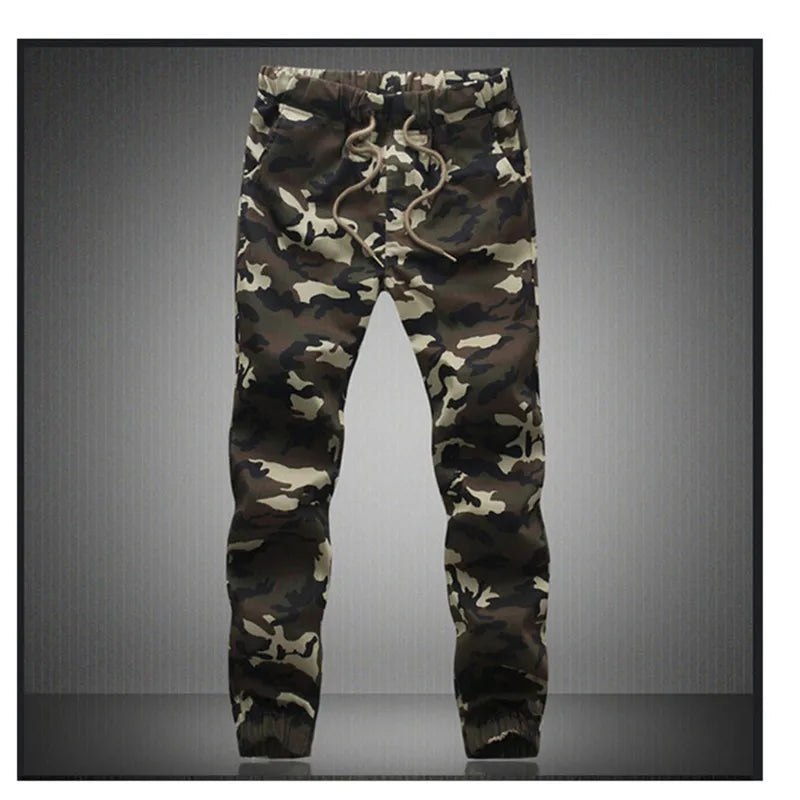 Pantalon de jogging militaire camouflage pour hommes