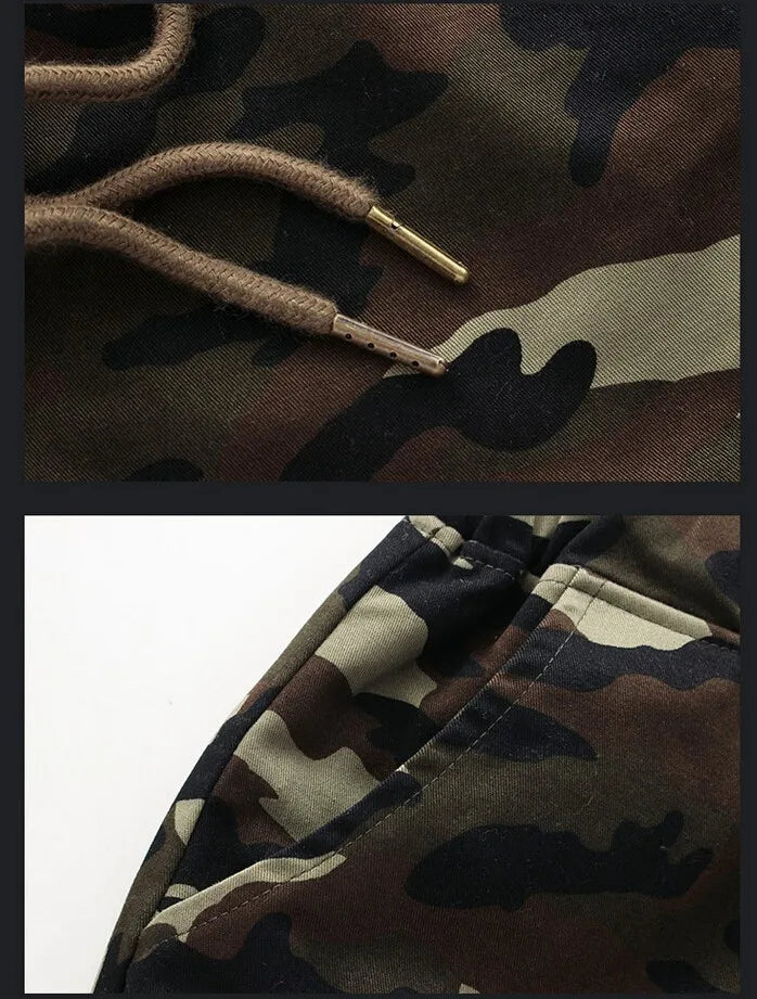 Pantalon de jogging militaire camouflage pour hommes