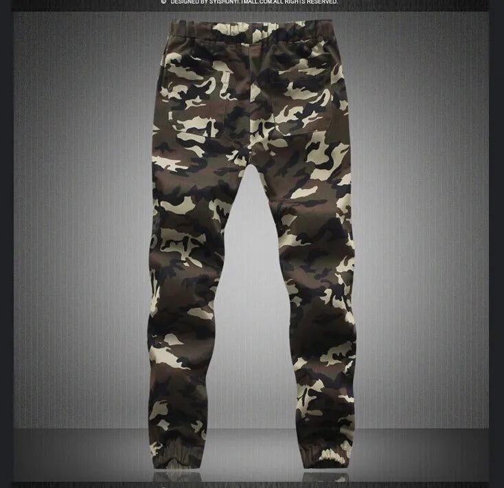 Pantalon de jogging militaire camouflage pour hommes