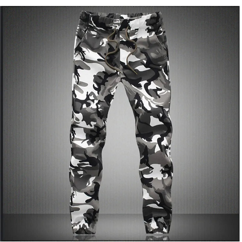 Pantalon de jogging militaire camouflage pour hommes