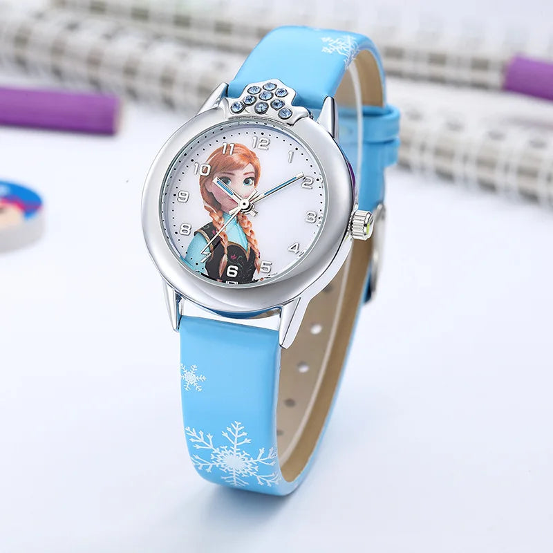 Montre Elsa avec bracelet en cuir