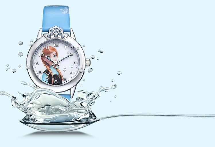 Montre Elsa avec bracelet en cuir