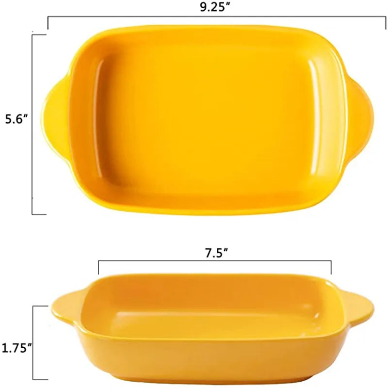 Plat de Cuisson rectangulaire en Céramique