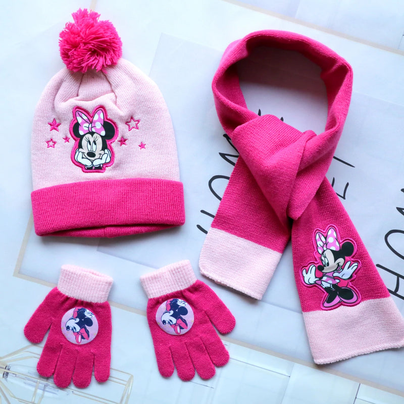 Ensemble Écharpe/ Bonnet/ Gant Disney