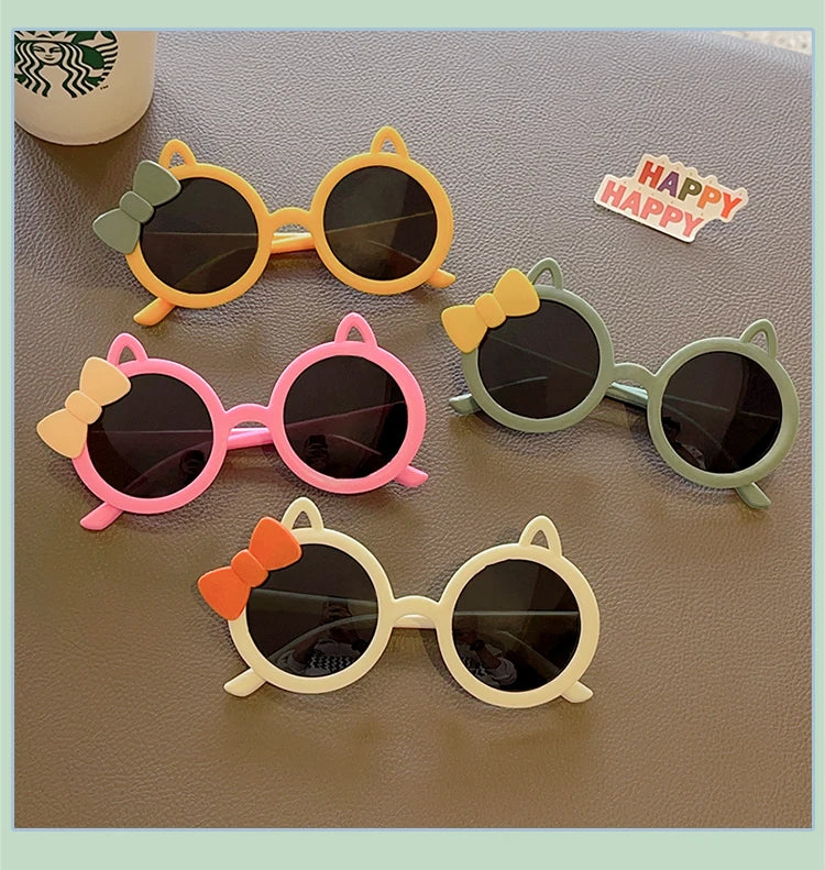 Lunettes de soleil pour enfants en forme de chat