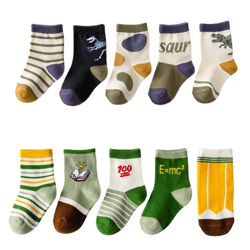 Lot de 5 paires de chaussettes pour enfants