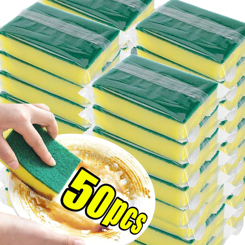 Lot de 50 éponges de cuisine absorbantes