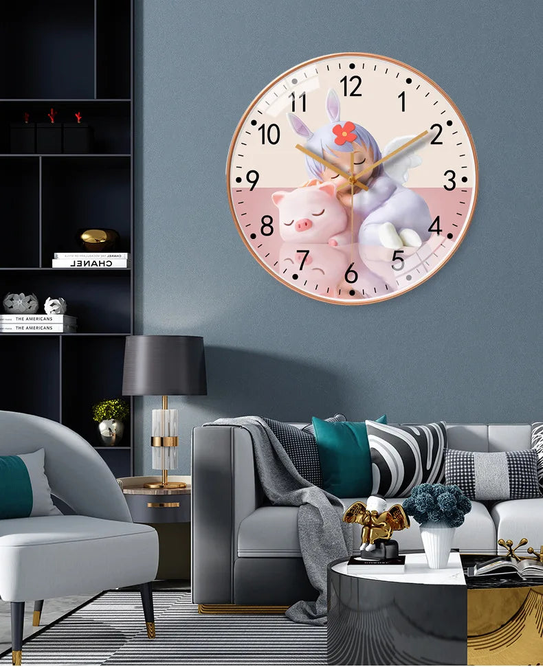 Horloge murale de 20 cm avec mécanisme silencieux