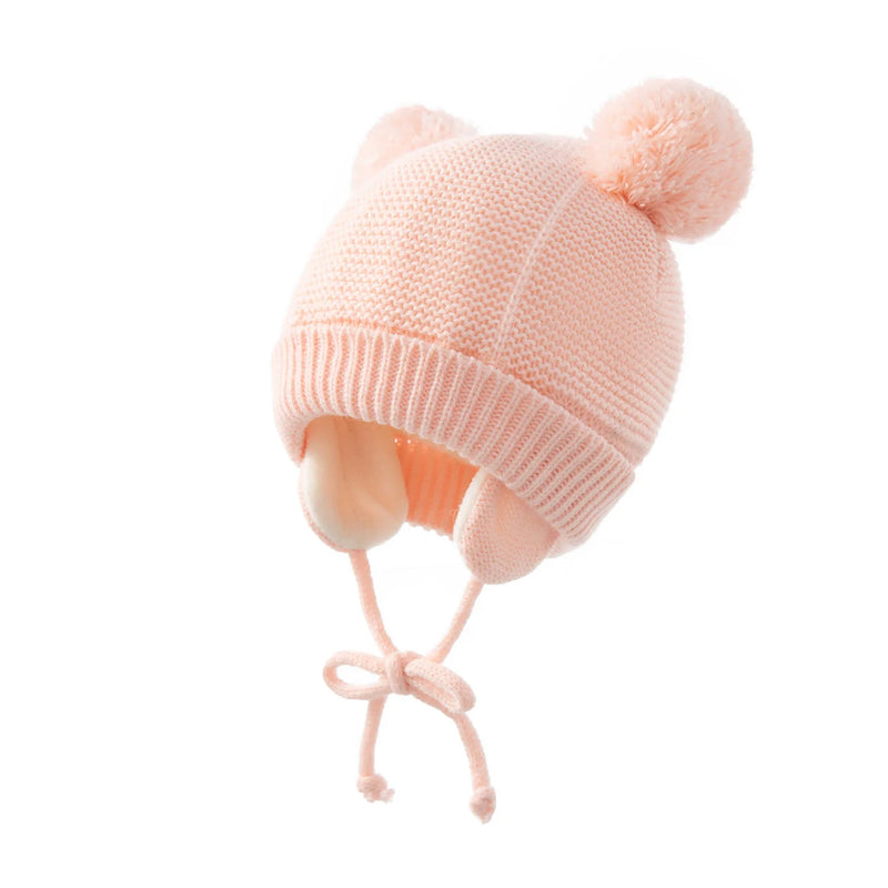 Ensemble bonnet et mitaines d'hiver pour bébé de 1 à 3 ans