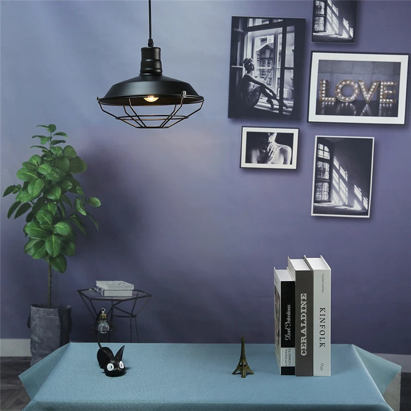 Lampe suspendue en fer style loft américain