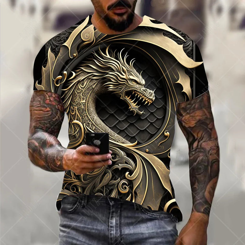 T-shirt Dragon pour homme