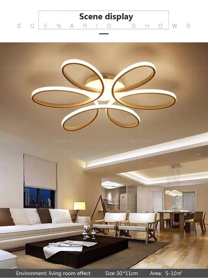 Plafonnier LED moderne