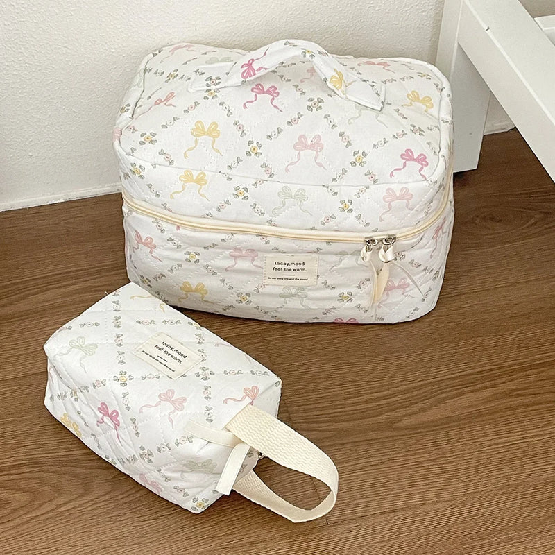 sac matelassé avec nœud papillon