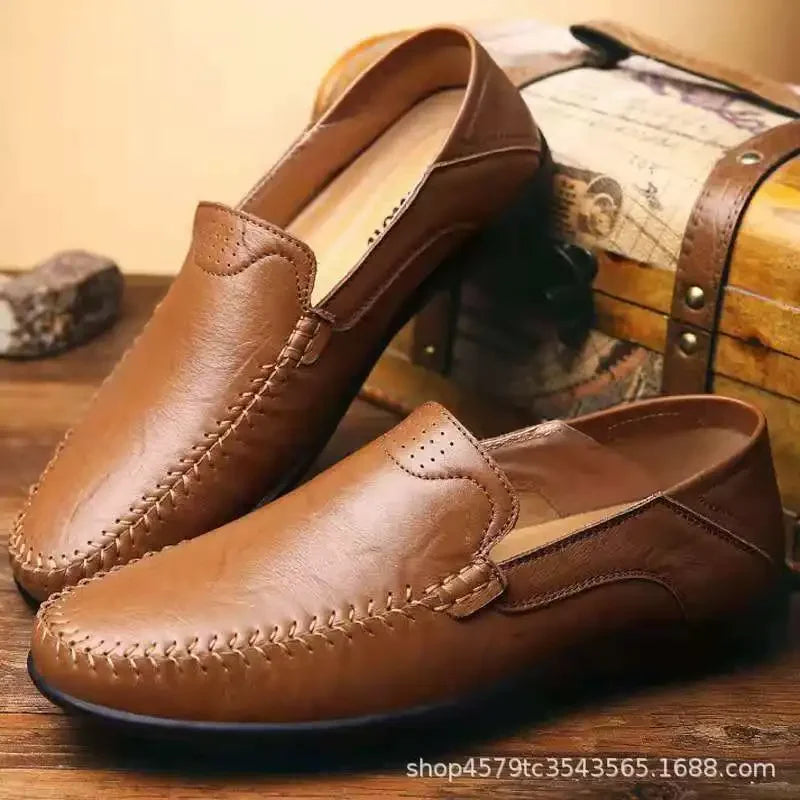 Mocassins en cuir PU pour hommes