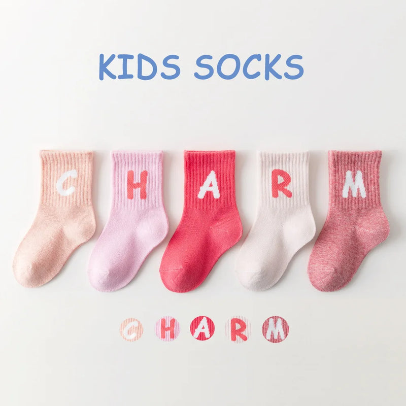 Lot de 5 paires de chaussettes pour enfants