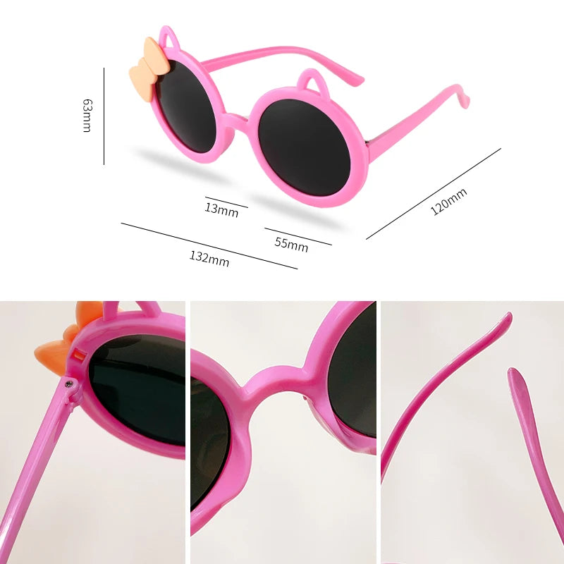 Lunettes de soleil pour enfants en forme de chat