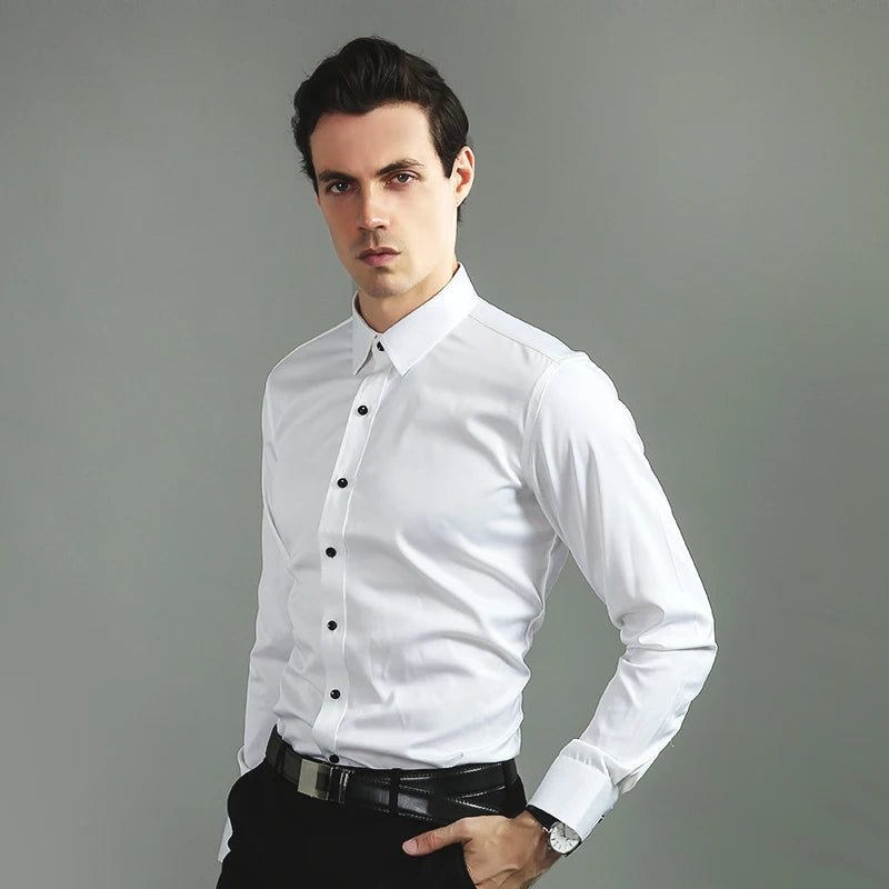 Chemise habillée pour hommes S-4XL