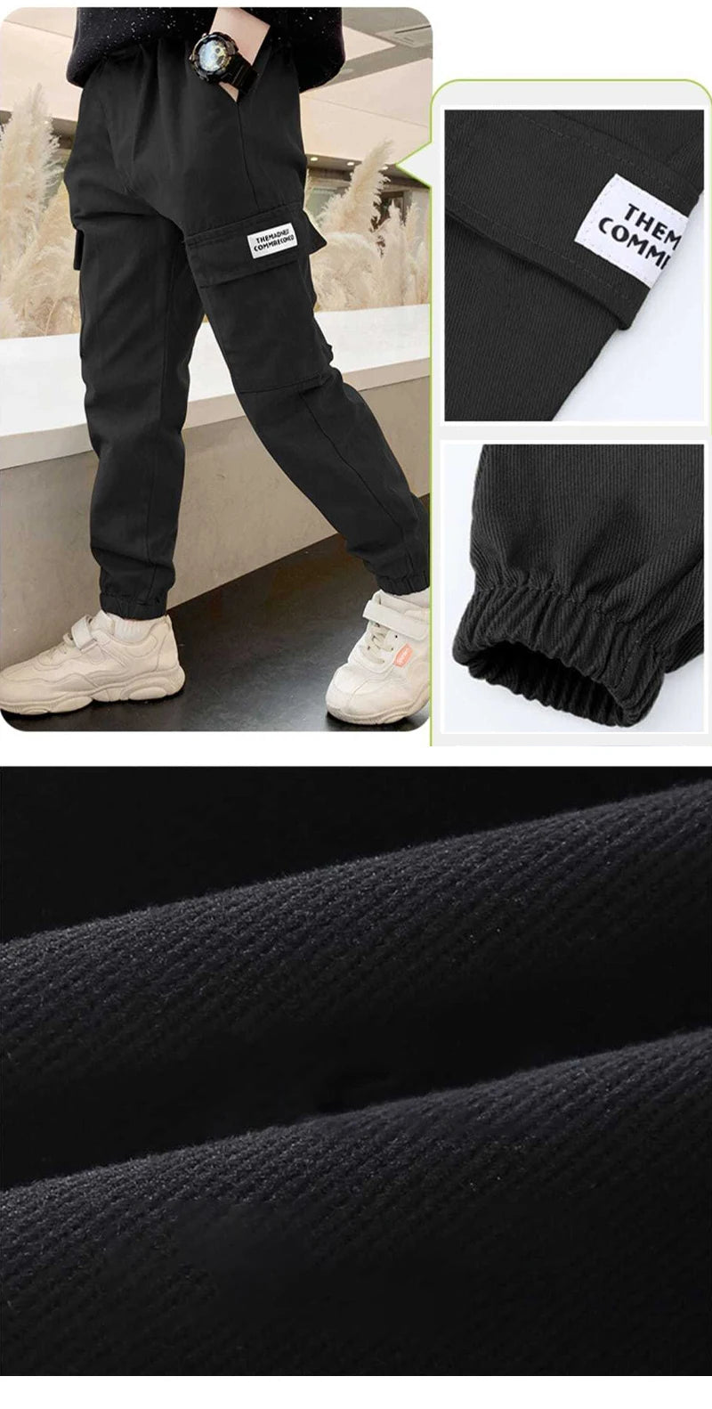 Pantalon cargo pour garçons