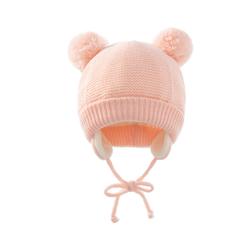 Ensemble bonnet et mitaines d'hiver pour bébé de 1 à 3 ans