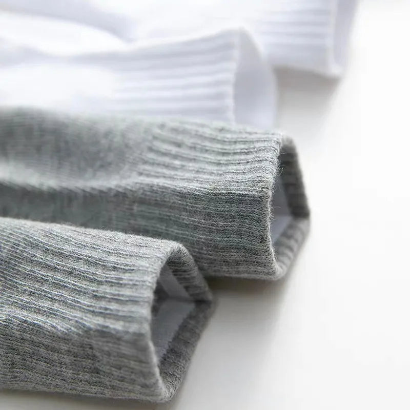 Chaussettes en coton épais blanches pour enfants