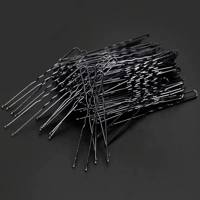 Lot de 60/240 épingles à cheveux noires pour femmes