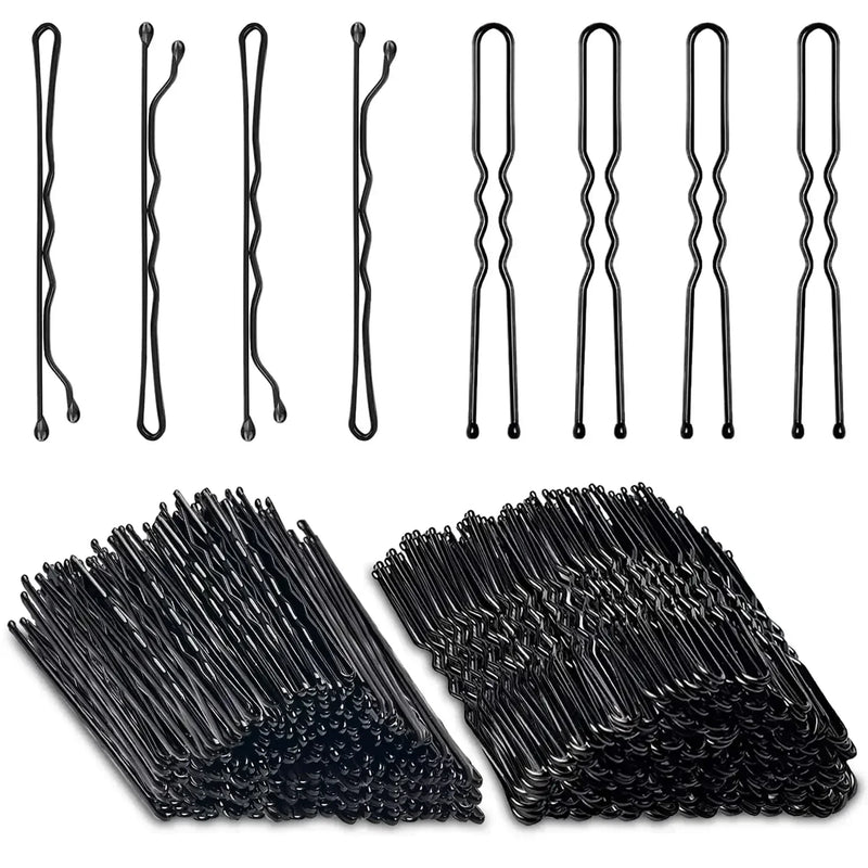 Lot de 60/240 épingles à cheveux noires pour femmes