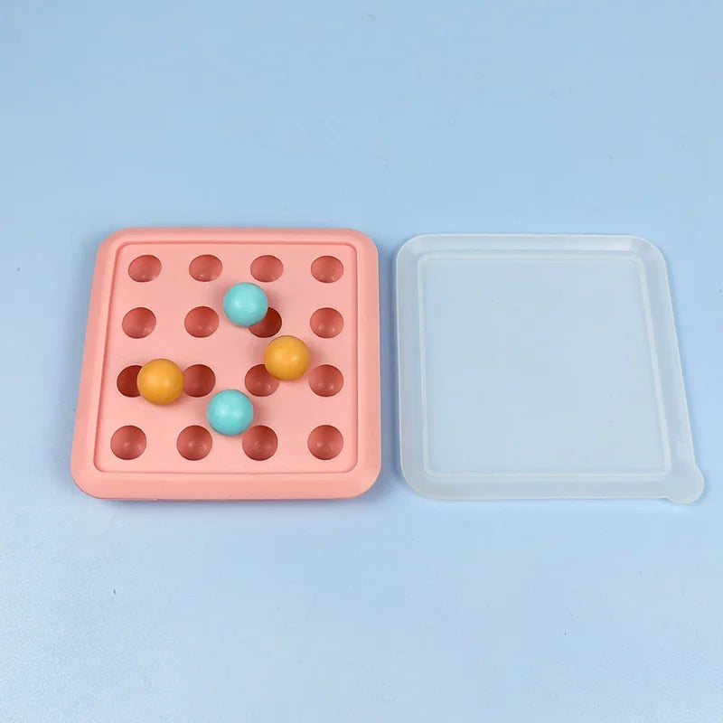 Moule en silicone rond poreux pour bonbons et chocolat avec couvercle