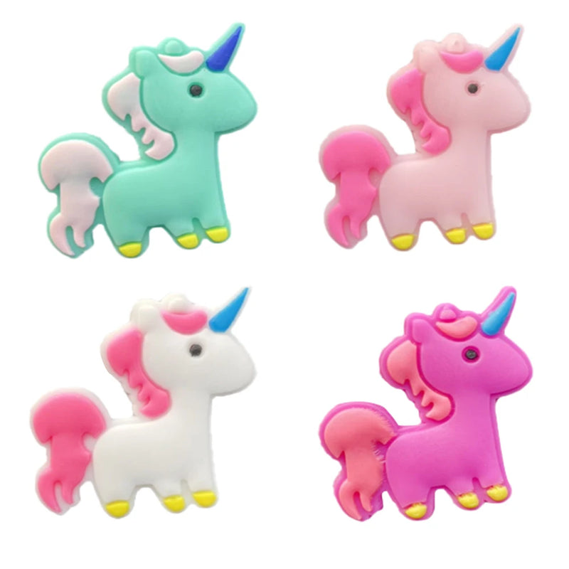 Lot de 8 pailles arc-en-ciel licorne