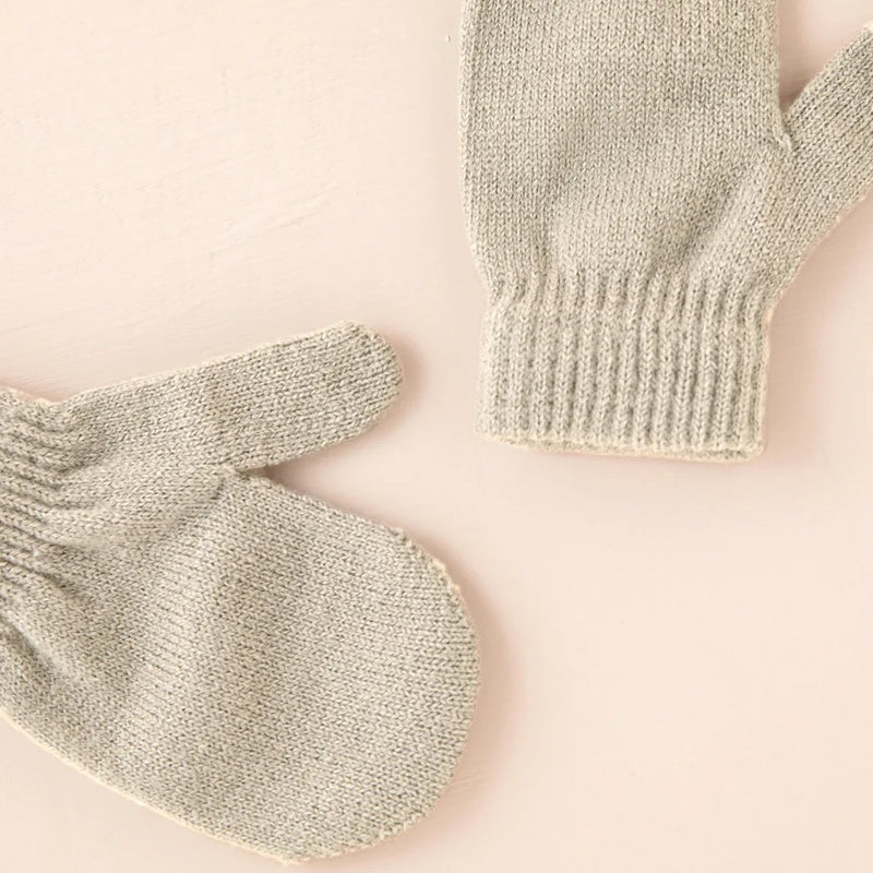 Ensemble bonnet et mitaines d'hiver pour bébé de 1 à 3 ans