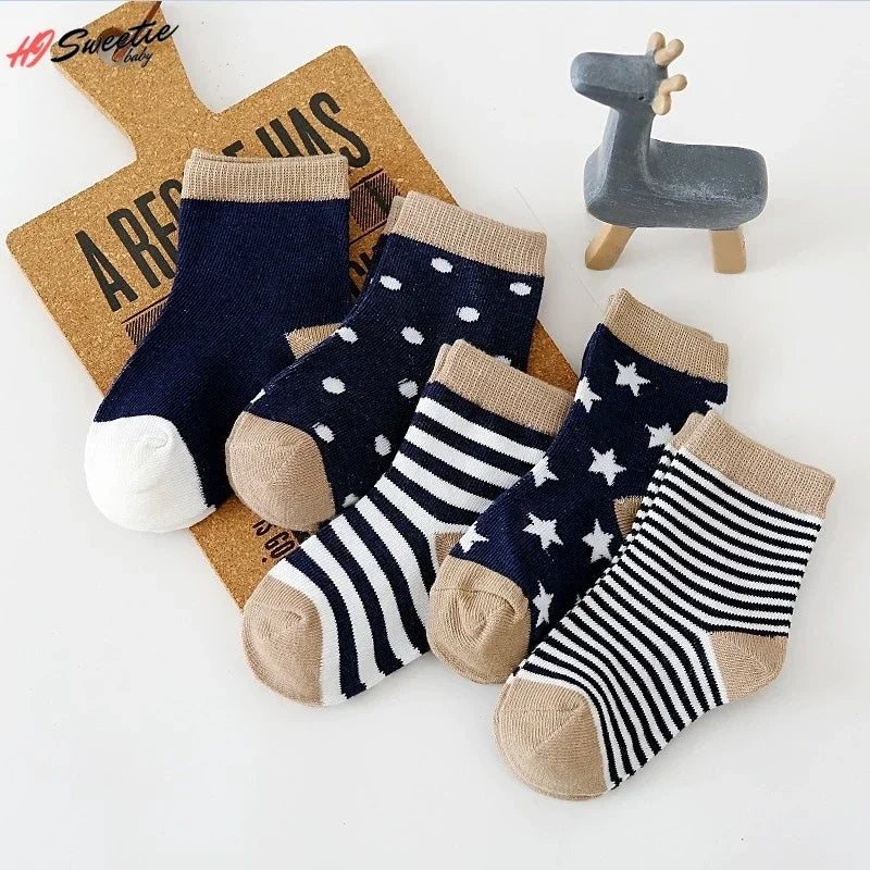 Lot de 5 paires de chaussettes pour bébé