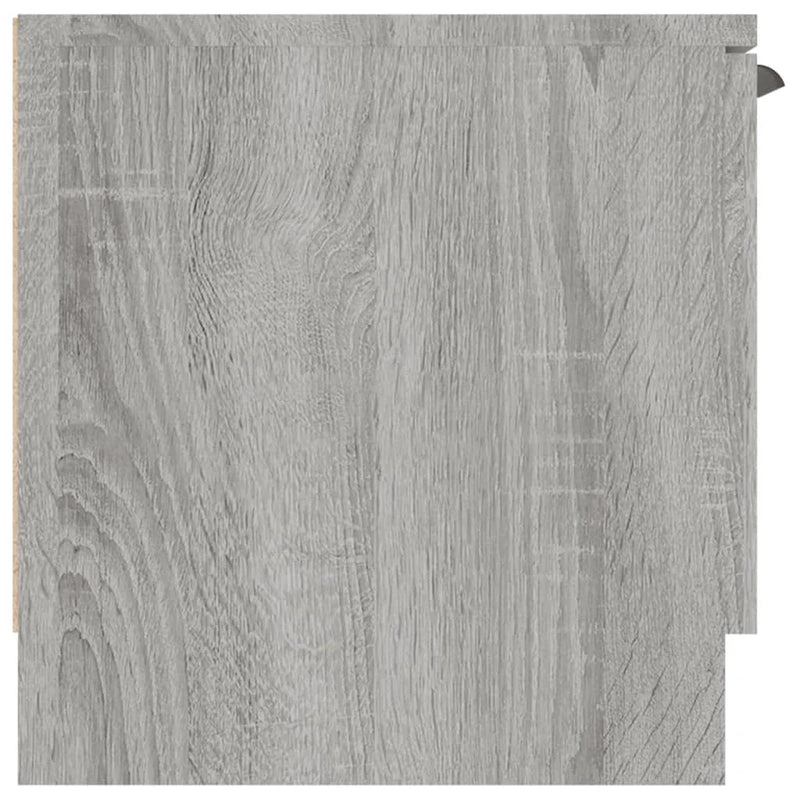 Meuble TV Sonoma Gris 102x35x36,5 cm bois