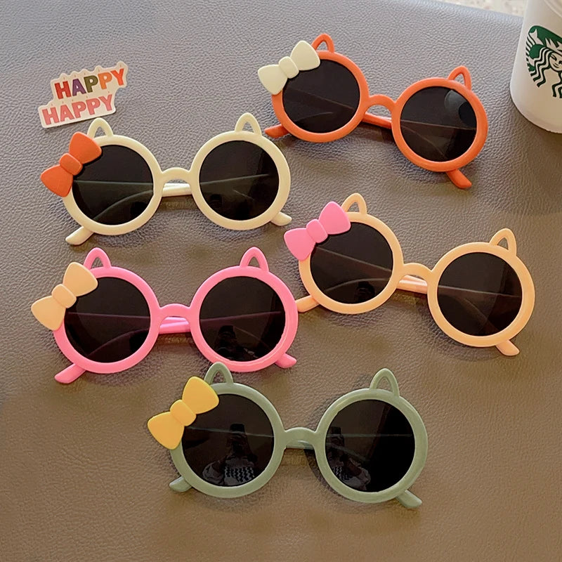 Lunettes de soleil pour enfants en forme de chat