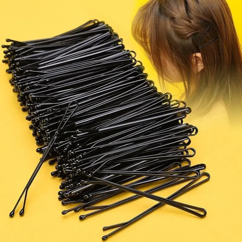 Lot de 60/240 épingles à cheveux noires pour femmes